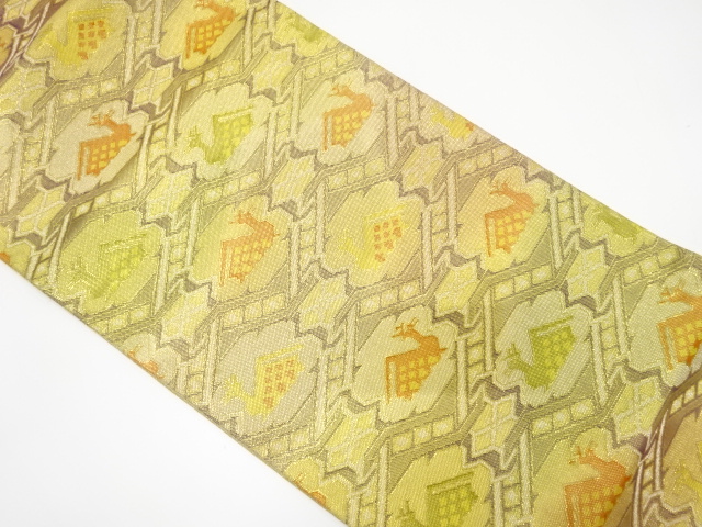 佐賀錦　有栖川文様織り出し袋帯